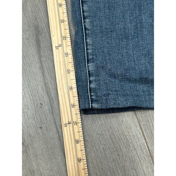 NYDJ Womens Blue Denim Mid Rise Sculpt-Her Pull-On Ankle Straight Jeans Size 1X - Picture 8 of 9